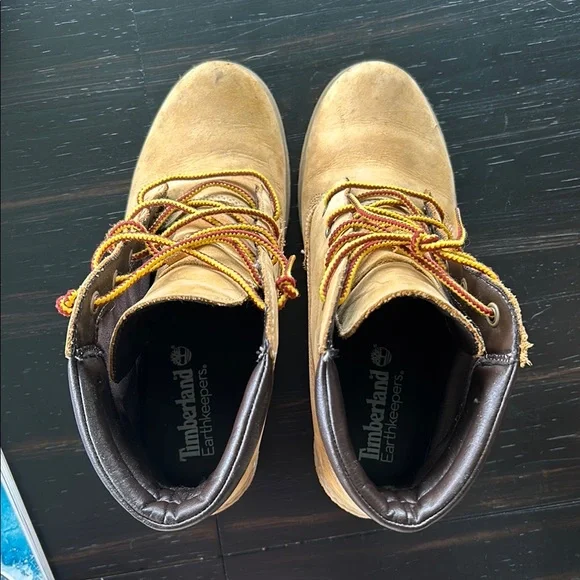 Timberland Women's Tan Wedge Boots - Picture 7 of 8